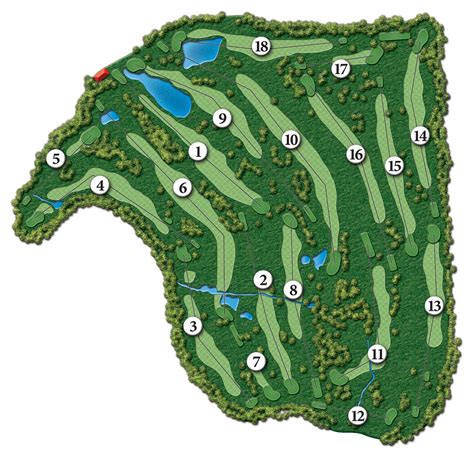 golf country map.